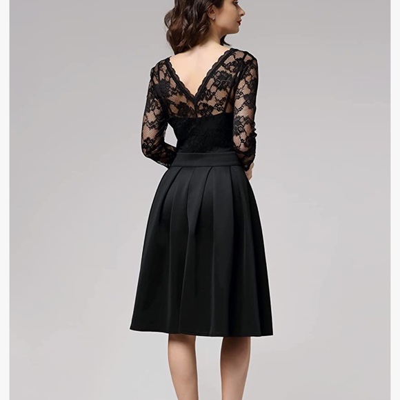 Black lace dress Miusol Size small - Picture 5 of 13